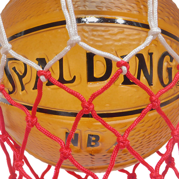 GloboStar® NBA 01027 Μοντέρνο Κρεμαστό Φωτιστικό Μπάλα Μονόφωτο 1 x E27 IP20 Μαύρο Μέταλλο με Πορτοκαλί & Μαύρο Γυαλί - Μ32 x Π32 x Υ58cm - ledmania.gr
