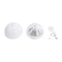 GLOBOSTAR® CHIME 01030 Μοντέρνο Κρεμαστό Φωτιστικό Οροφής με Ντουί 1 x E27 AC 220-240V IP20 - Λευκό - Μ30 x Π30 x Υ16cm