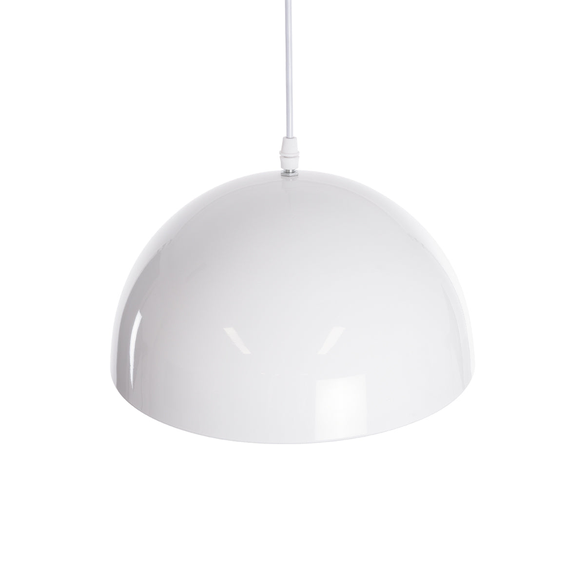 GLOBOSTAR® CHIME 01030 Μοντέρνο Κρεμαστό Φωτιστικό Οροφής με Ντουί 1 x E27 AC 220-240V IP20 - Λευκό - Μ30 x Π30 x Υ16cm