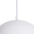 GLOBOSTAR® CHIME 01030 Μοντέρνο Κρεμαστό Φωτιστικό Οροφής με Ντουί 1 x E27 AC 220-240V IP20 - Λευκό - Μ30 x Π30 x Υ16cm