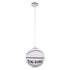 GLOBOSTAR® SPALDING NBA 01031 Παιδικό Κρεμαστό Φωτιστικό Οροφής με Ντουί 1 x E27 AC 220-240V IP20 - Λευκό & Μαύρο - Μ25 x Π25 x Υ25cm - ledmania.gr