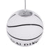 GLOBOSTAR® SPALDING NBA 01031 Παιδικό Κρεμαστό Φωτιστικό Οροφής με Ντουί 1 x E27 AC 220-240V IP20 - Λευκό & Μαύρο - Μ25 x Π25 x Υ25cm - ledmania.gr