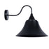 GloboStar® BELL 01038 Vintage Επιτοίχιο Φωτιστικό Απλίκα Μονόφωτο 1 x E27 IP20 Μαύρο Μέταλλο - Μ35 x Π28.5 x Υ30cm - ledmania.gr