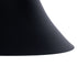 GloboStar® BELL 01038 Vintage Επιτοίχιο Φωτιστικό Απλίκα Μονόφωτο 1 x E27 IP20 Μαύρο Μέταλλο - Μ35 x Π28.5 x Υ30cm - ledmania.gr