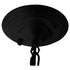 GloboStar® CLOCHER 01041 Vintage Κρεμαστό Φωτιστικό Καμπάνα Μονόφωτο 1 x E27 IP20 Μαύρο Μέταλλο Μ29 x Π29 x Υ34cm - ledmania.gr