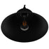 GloboStar® CLOCHER 01041 Vintage Κρεμαστό Φωτιστικό Καμπάνα Μονόφωτο 1 x E27 IP20 Μαύρο Μέταλλο Μ29 x Π29 x Υ34cm - ledmania.gr
