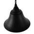 GloboStar® CLOCHER 01041 Vintage Κρεμαστό Φωτιστικό Καμπάνα Μονόφωτο 1 x E27 IP20 Μαύρο Μέταλλο Μ29 x Π29 x Υ34cm - ledmania.gr