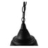 GloboStar® CLOCHER 01041 Vintage Κρεμαστό Φωτιστικό Καμπάνα Μονόφωτο 1 x E27 IP20 Μαύρο Μέταλλο Μ29 x Π29 x Υ34cm - ledmania.gr