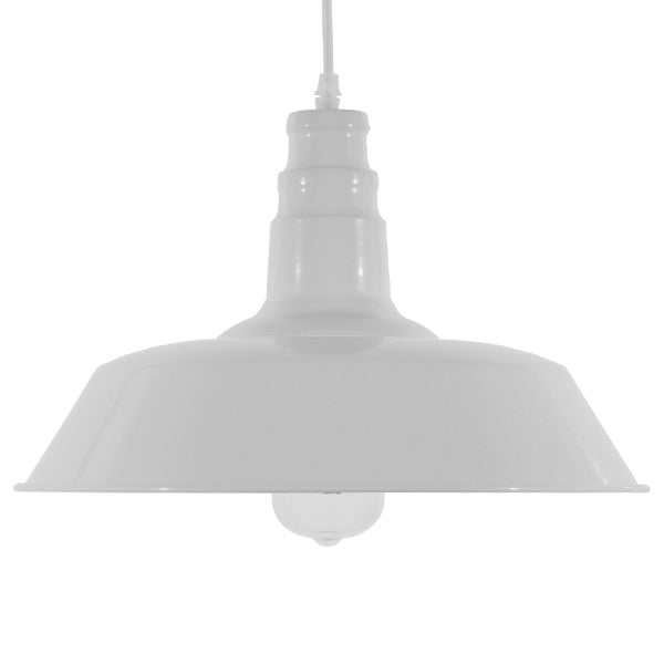 GLOBOSTAR® RAY 01043 Vintage Κρεμαστό Φωτιστικό Οροφής με Ντουί 1 x E27 AC 220-240V IP20 - Λευκό - Μ36 x Π36 x Υ25cm - ledmania.gr