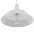 GLOBOSTAR® RAY 01043 Vintage Κρεμαστό Φωτιστικό Οροφής με Ντουί 1 x E27 AC 220-240V IP20 - Λευκό - Μ36 x Π36 x Υ25cm - ledmania.gr