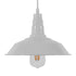 GLOBOSTAR® RAY 01044 Vintage Κρεμαστό Φωτιστικό Οροφής με Ντουί 1 x E27 AC 220-240V IP20 - Λευκό - Μ26 x Π26 x Υ25cm