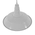 GLOBOSTAR® RAY 01044 Vintage Κρεμαστό Φωτιστικό Οροφής με Ντουί 1 x E27 AC 220-240V IP20 - Λευκό - Μ26 x Π26 x Υ25cm