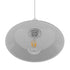GLOBOSTAR® RAY 01044 Vintage Κρεμαστό Φωτιστικό Οροφής με Ντουί 1 x E27 AC 220-240V IP20 - Λευκό - Μ26 x Π26 x Υ25cm