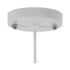 GLOBOSTAR® RAY 01044 Vintage Κρεμαστό Φωτιστικό Οροφής με Ντουί 1 x E27 AC 220-240V IP20 - Λευκό - Μ26 x Π26 x Υ25cm