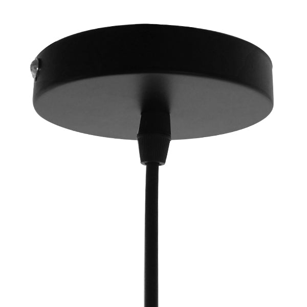 GloboStar® RAY 01050 Vintage Industrial Κρεμαστό Φωτιστικό Οροφής Μονόφωτο 1 x E27 Μαύρο Μεταλλικό Καμπάνα Φ26 x Y25cm - ledmania.gr