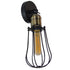 GLOBOSTAR® CATEL 01056 Vintage Φωτιστικό Τοίχου - Απλίκα με Ντουί 1 x E27 AC 220-240V IP20 - Μαύρο & Χρυσό - Μ12 x 15 x Υ32cm - ledmania.gr