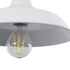 GLOBOSTAR® RAY 01066 Vintage Φωτιστικό Τοίχου - Απλίκα με Ντουί 1 x E27 AC 220-240V IP20 - Λευκό - Μ26 x Π37 x Υ32cm - ledmania.gr