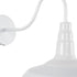 GLOBOSTAR® RAY 01066 Vintage Φωτιστικό Τοίχου - Απλίκα με Ντουί 1 x E27 AC 220-240V IP20 - Λευκό - Μ26 x Π37 x Υ32cm - ledmania.gr