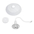 GLOBOSTAR® RAY 01066 Vintage Φωτιστικό Τοίχου - Απλίκα με Ντουί 1 x E27 AC 220-240V IP20 - Λευκό - Μ26 x Π37 x Υ32cm - ledmania.gr