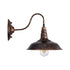 GloboStar® SORD 01067 Vintage Επιτοίχιο Φωτιστικό Απλίκα Μονόφωτο 1 x E27 IP20 Χάλκινο Μέταλλο - Μ26 x Π37 x Υ32cm - ledmania.gr