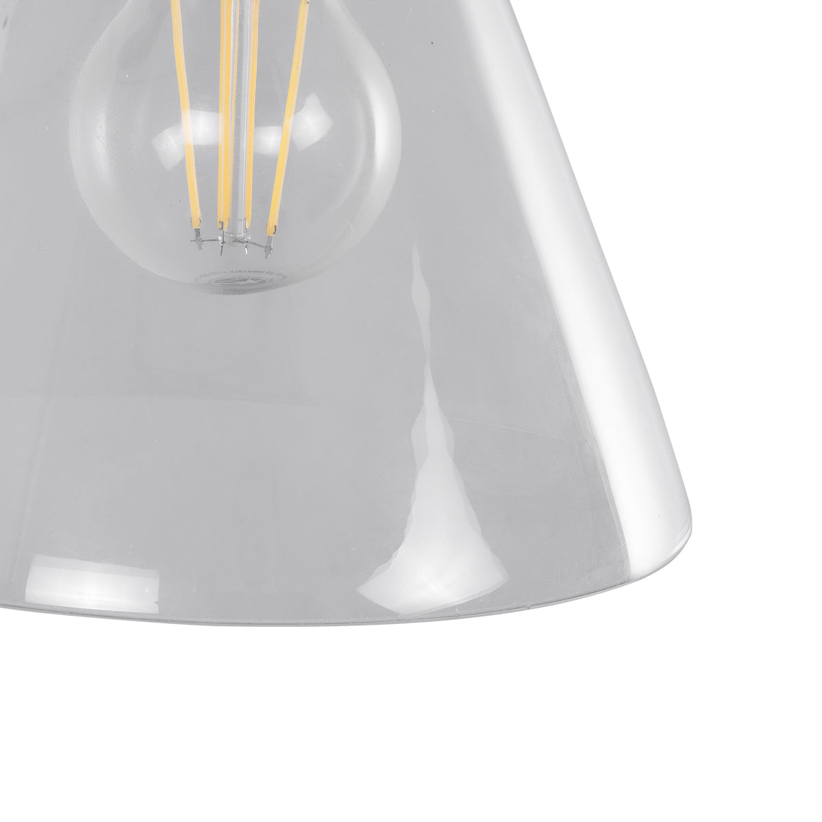 GLOBOSTAR® BINGLEY 01074 Vintage Φωτιστικό Τοίχου - Απλίκα με Ντουί 1 x E27 AC 220-240V IP20 - Διάφανο & Χρυσό - Μ18 x Π28 x Υ25cm - ledmania.gr
