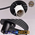 GLOBOSTAR® SELINA 01090 Μοντέρνο Φωτιστικό Οροφής με Ντουί 5 x E27 AC 220-240V IP20 - Μαύρο & Λευκό - Μ63 x Π63 x Υ47cm - ledmania.gr