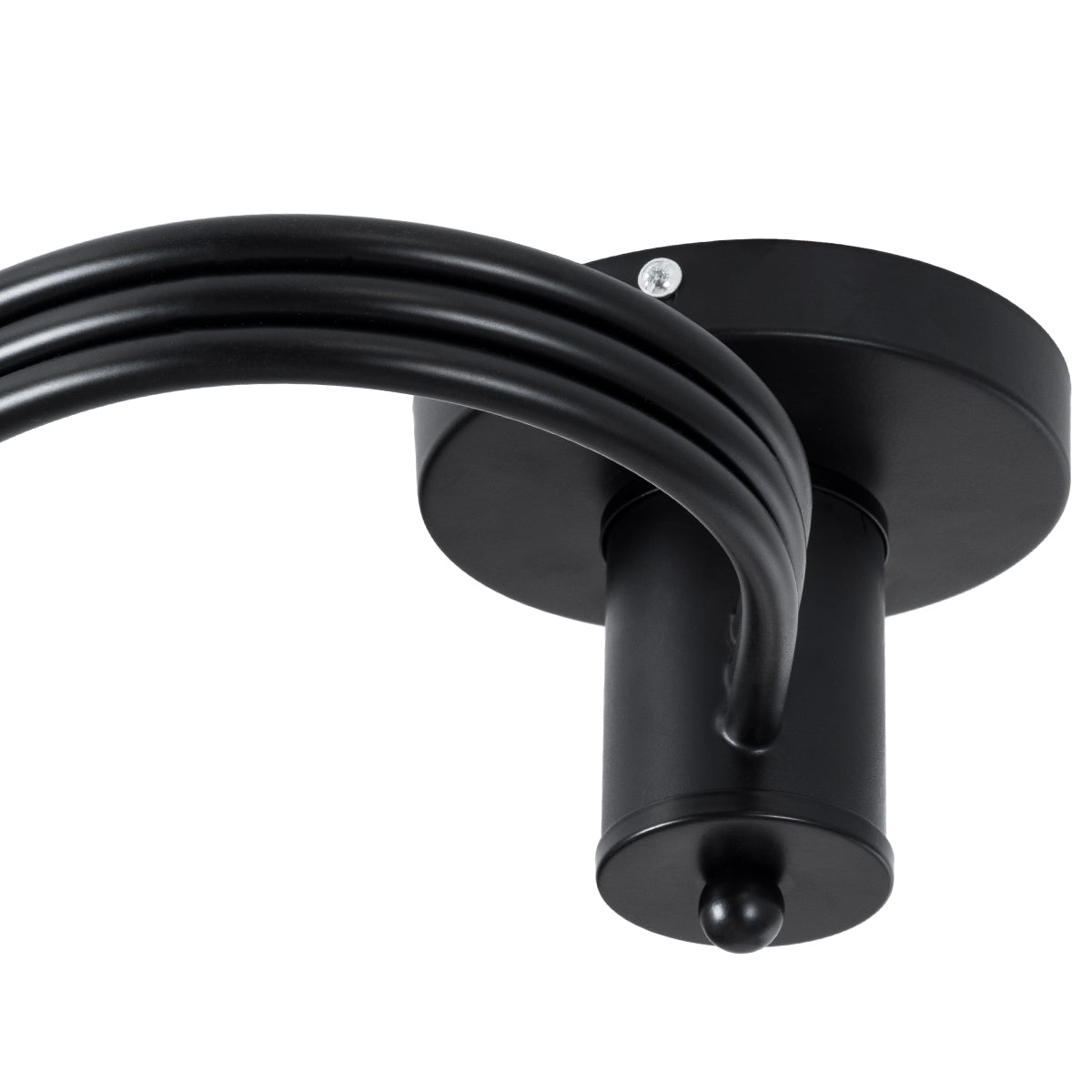 GLOBOSTAR® SELINA 01089 Μοντέρνο Φωτιστικό Οροφής με Ντουί 3 x E27 AC 220-240V IP20 - Μαύρο & Λευκό - Μ60 x Π60 x Υ45cm - ledmania.gr