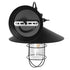 GloboStar® CELL 01118 Vintage Industrial Φωτιστικό Τοίχου Απλίκα Μονόφωτο Μαύρο Μεταλλικό Πλέγμα με Καμπάνα Φ27 x Μ33 x Π27 x Υ33cm - ledmania.gr