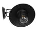 GloboStar® CELL 01118 Vintage Industrial Φωτιστικό Τοίχου Απλίκα Μονόφωτο Μαύρο Μεταλλικό Πλέγμα με Καμπάνα Φ27 x Μ33 x Π27 x Υ33cm - ledmania.gr
