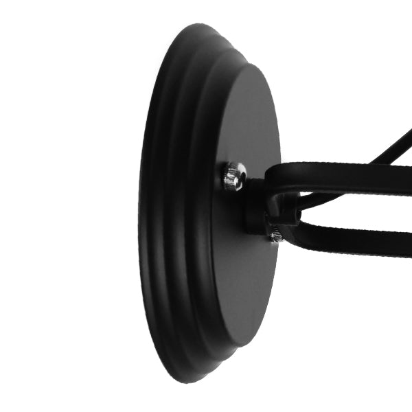 GloboStar® CELL 01118 Vintage Industrial Φωτιστικό Τοίχου Απλίκα Μονόφωτο Μαύρο Μεταλλικό Πλέγμα με Καμπάνα Φ27 x Μ33 x Π27 x Υ33cm - ledmania.gr