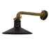 GLOBOSTAR® VINSA 01136 Boho Φωτιστικό Τοίχου - Απλίκα με Ντουί 1 x E27 AC 220-240V IP20 - Μαύρο & Μπεζ - Μ50 x Π27 x Υ25cm - ledmania.gr