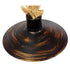 GLOBOSTAR® VINSA 01136 Boho Φωτιστικό Τοίχου - Απλίκα με Ντουί 1 x E27 AC 220-240V IP20 - Μαύρο & Μπεζ - Μ50 x Π27 x Υ25cm - ledmania.gr
