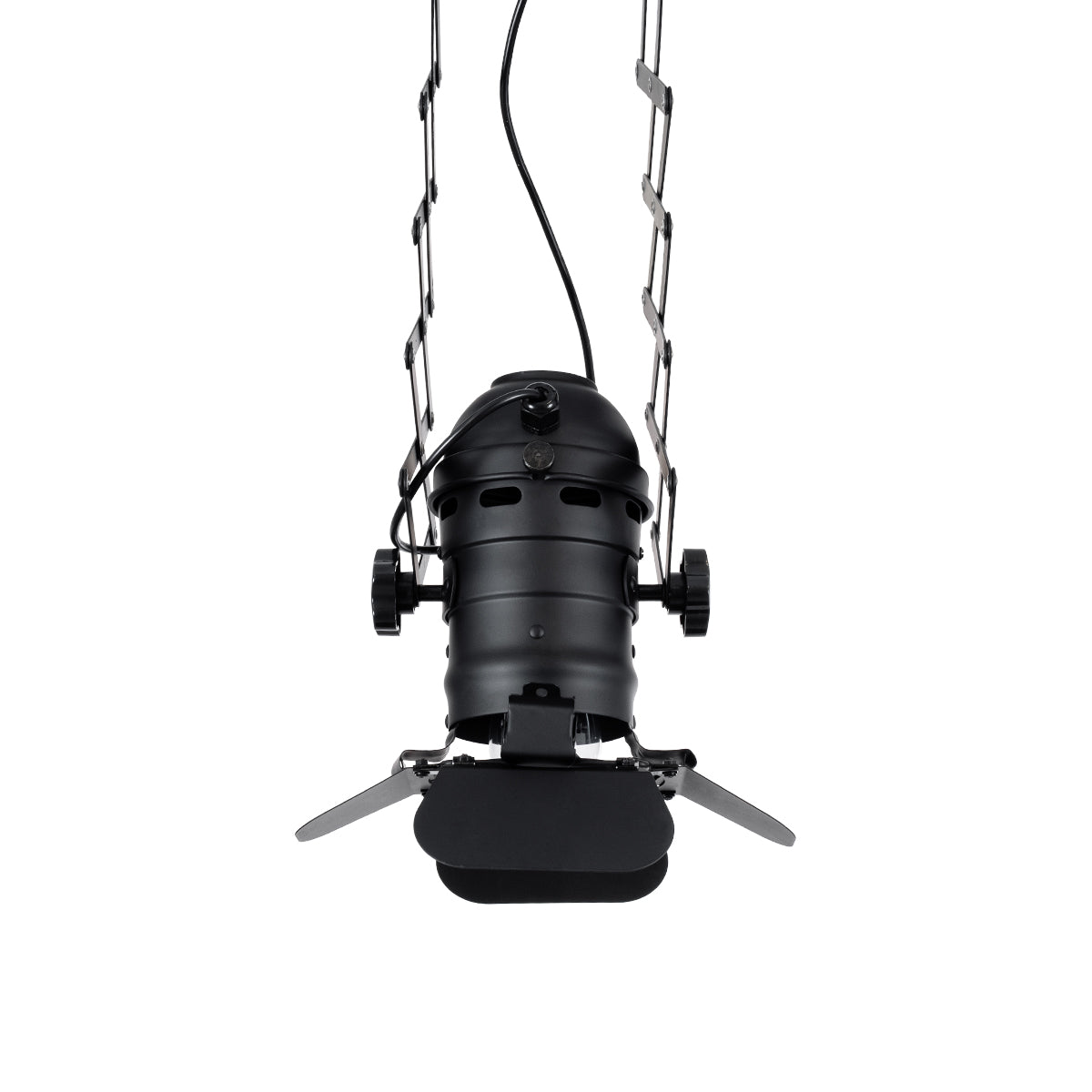 GLOBOSTAR® BROADWAY 01140 Vintage Φωτιστικό Οροφής με Ντουί 1 x E27 AC 220-240V IP20 - Μαύρο - Μ28 x Π25 x Υ100cm