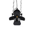 GLOBOSTAR® BROADWAY 01140 Vintage Φωτιστικό Οροφής με Ντουί 1 x E27 AC 220-240V IP20 - Μαύρο - Μ28 x Π25 x Υ100cm