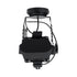GLOBOSTAR® BROADWAY 01140 Vintage Φωτιστικό Οροφής με Ντουί 1 x E27 AC 220-240V IP20 - Μαύρο - Μ28 x Π25 x Υ100cm