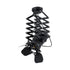 GLOBOSTAR® BROADWAY 01140 Vintage Φωτιστικό Οροφής με Ντουί 1 x E27 AC 220-240V IP20 - Μαύρο - Μ28 x Π25 x Υ100cm