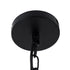 GLOBOSTAR® VITRUVIAN 01141 Boho Κρεμαστό Φωτιστικό Οροφής με Ντουί 4 x E14 AC 220-240V IP20 - Μαύρο & Μπεζ - Μ53 x Π53 x Υ53cm - ledmania.gr