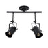 GLOBOSTAR® HOLLYWOOD 01154 Vintage Φωτιστικό Οροφής με Ντουί 2 x E27 AC 220-240V IP20 - Μαύρο - Μ45 x Π15 x Υ40cm - ledmania.gr