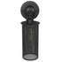 GloboStar® HOLVIA 01160 Vintage Industrial Φωτιστικό Τοίχου Απλίκα Μονόφωτο Μαύρο Μεταλλικό Πλέγμα Φ10 x Μ16 x Π12 x Υ34cm - ledmania.gr