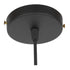 GloboStar® CARAVEL 01167 Vintage Industrial Κρεμαστό Φωτιστικό Οροφής Μονόφωτο Μαύρο Μεταλλικό Καμπάνα Φ22 x Y13cm - ledmania.gr