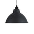GLOBOSTAR® LOUVE 01176 Vintage Κρεμαστό Φωτιστικό Οροφής με Ντουί 1 x E27 AC 220-240V IP20 - Μαύρο - Μ40 x Π40 x Υ30cm