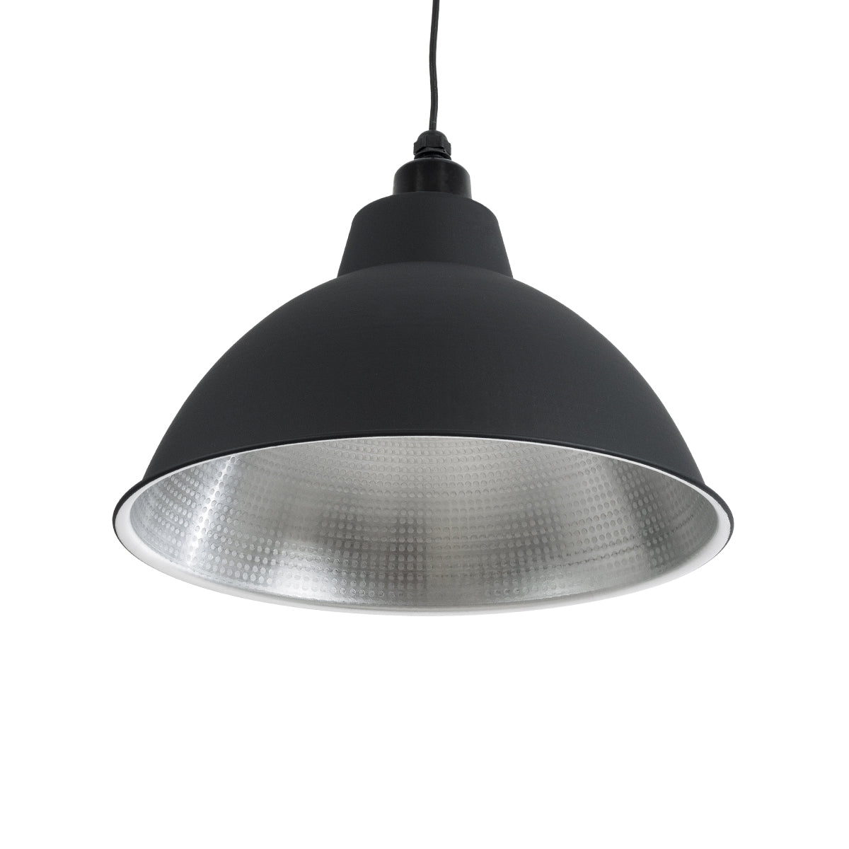 GLOBOSTAR® LOUVE 01176 Vintage Κρεμαστό Φωτιστικό Οροφής με Ντουί 1 x E27 AC 220-240V IP20 - Μαύρο - Μ40 x Π40 x Υ30cm