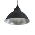 GLOBOSTAR® LOUVE 01176 Vintage Κρεμαστό Φωτιστικό Οροφής με Ντουί 1 x E27 AC 220-240V IP20 - Μαύρο - Μ40 x Π40 x Υ30cm