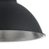 GLOBOSTAR® LOUVE 01176 Vintage Κρεμαστό Φωτιστικό Οροφής με Ντουί 1 x E27 AC 220-240V IP20 - Μαύρο - Μ40 x Π40 x Υ30cm