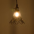 GloboStar® DANE 01181 Vintage Κρεμαστό Φωτιστικό Οροφής Μονόφωτο 1 x E27 AC220-240V IP20 - Φ10 x Υ20cm - Μαύρο Μεταλλικό Πλέγμα - 5 Χρόνια Εγγύηση - ledmania.gr