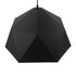 GLOBOSTAR® HEXAGON 01195 Μοντέρνο Κρεμαστό Φωτιστικό Οροφής με Ντουί 1 x E27 AC 220-240V IP20 - Μαύρο & Χρυσό - Μ46 x Π46 x Υ25cm