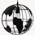 GLOBOSTAR® EARTH 01205 Vintage Κρεμαστό Φωτιστικό Οροφής με Ντουί 1 x E27 AC 220-240V IP20 - Μαύρο - Μ30 x Π30 x Υ30cm - ledmania.gr
