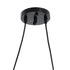 GLOBOSTAR® BIKE 01213 Vintage Κρεμαστό Φωτιστικό Οροφής με Ντουί 2 x E27 AC 220-240V IP20 - Μαύρο - Μ67 x Π3.5 x Υ41cm