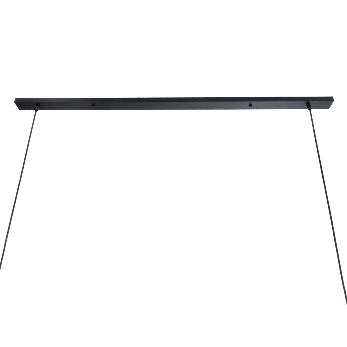 GLOBOSTAR® ALFREDA 01242 Μοντέρνο Κρεμαστό Φωτιστικό Οροφής με Ντουί 10 x E27 AC 220-240V IP20 - Μαύρο - Μ140 x Π18 x Υ7cm
