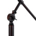 GloboStar® SILENE 01243 Vintage Επιδαπέδιο Φωτιστικό Μονόφωτο 1 x E27 IP20 Μαύρο & Χρυσό Μέταλλο - Μ30 x Π30 x Υ194cm - ledmania.gr